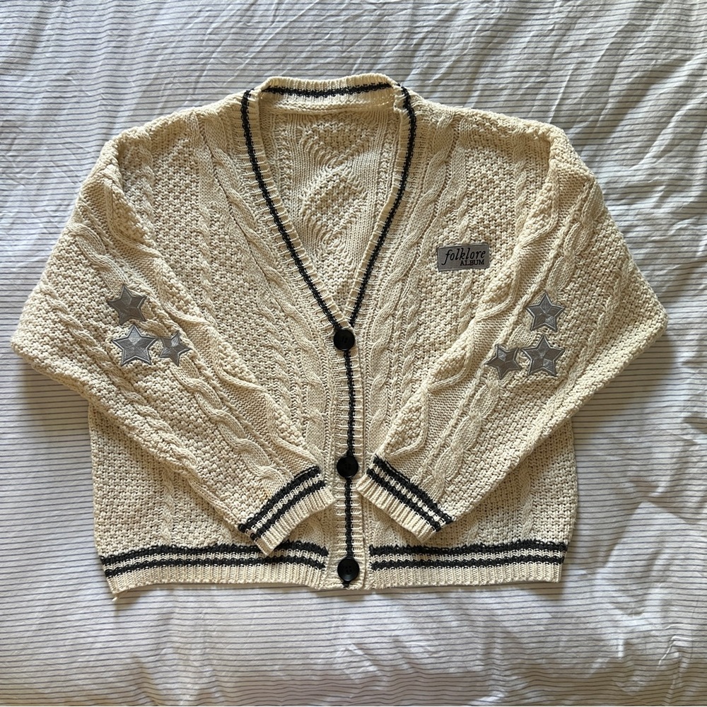 Authentic Taylor Swift First Edition Original Folklore Cardigan Sz M/L